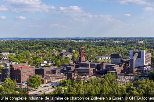 Vue sur le complexe industriel de la mine de charbon de Zollverein à Essen GNTB/Jochen Tack